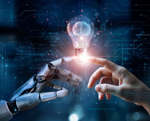 A light blue billboard for Microchip that reads 'Now Hiring, Production Specialists, $19.68 - $22.12 per hour'